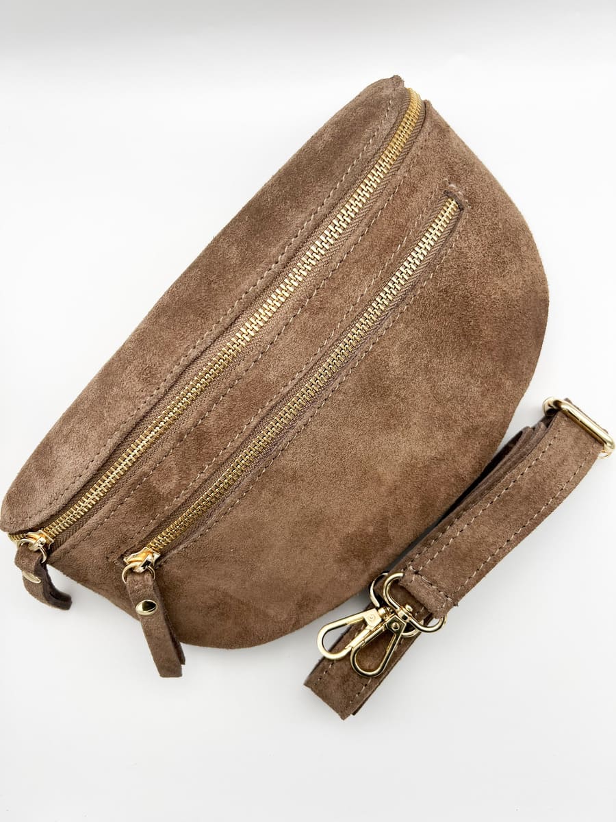 Crossbody Bag MIAMI VELOURS HAZELNUT