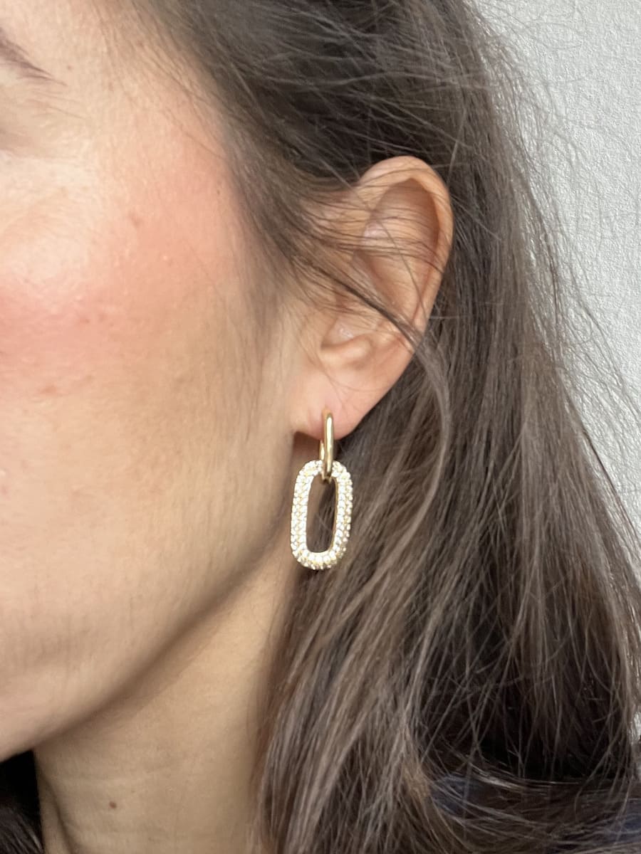 Ohrringe CRYSTAL GOLD