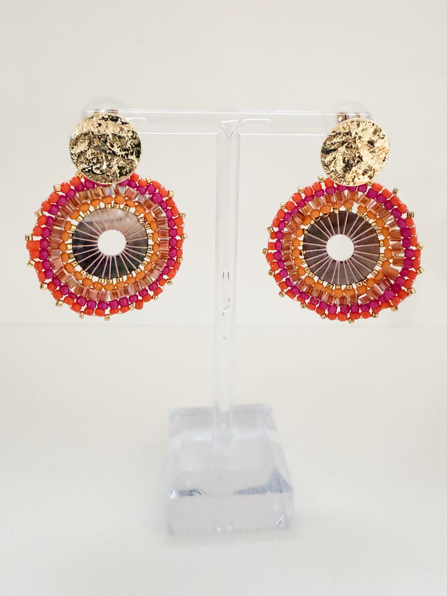 Ohrringe SUN PINKY ORANGE