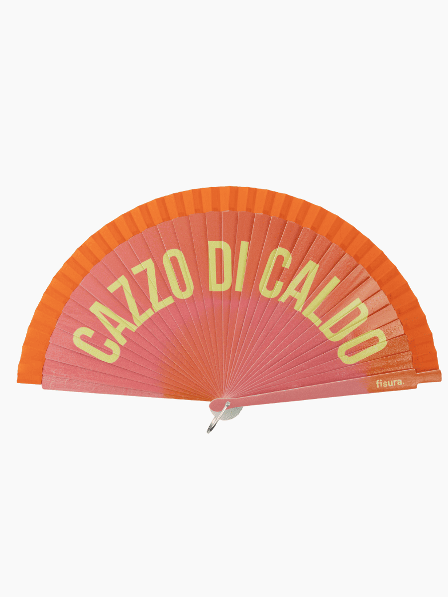 Fächer CAZZO DI CALDO orange deluxe