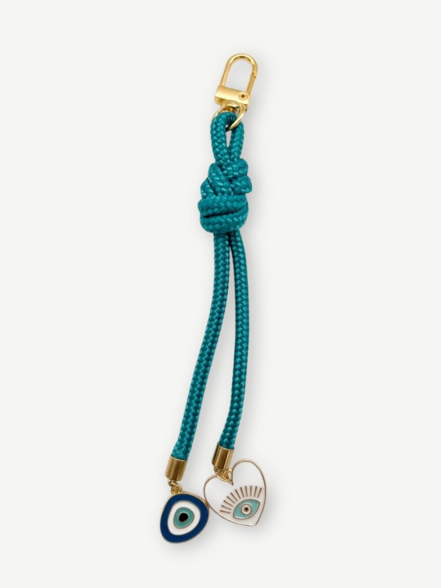 Anhänger MATI HEART & EYE petrol