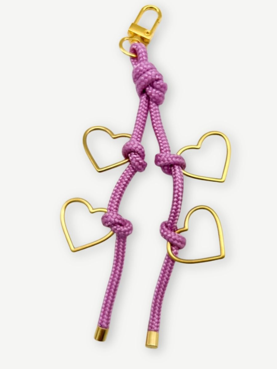 Anhänger GOLDEN HEARTS blush