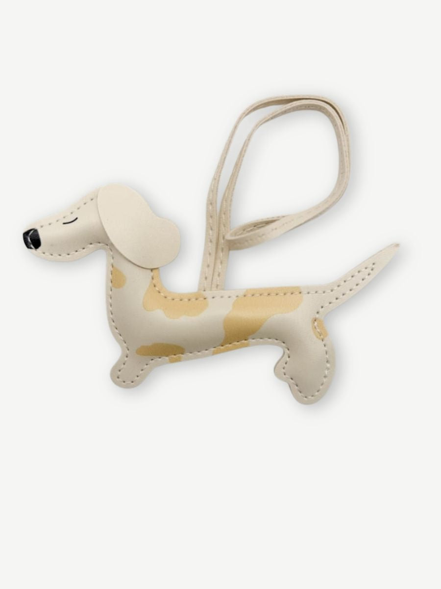 Anhänger PUFFY DACKEL SPOTTED creme