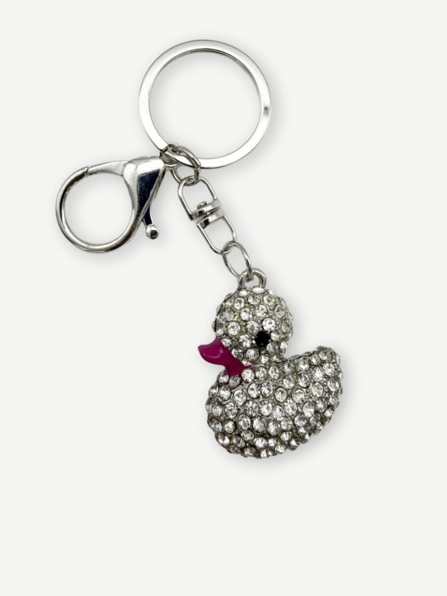 Schlüsselanhänger DUCK silver