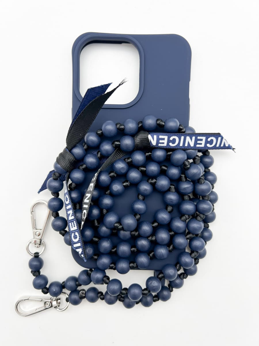 Set Handykette IBIZA NAVY mit Hülle verschiedene Farben