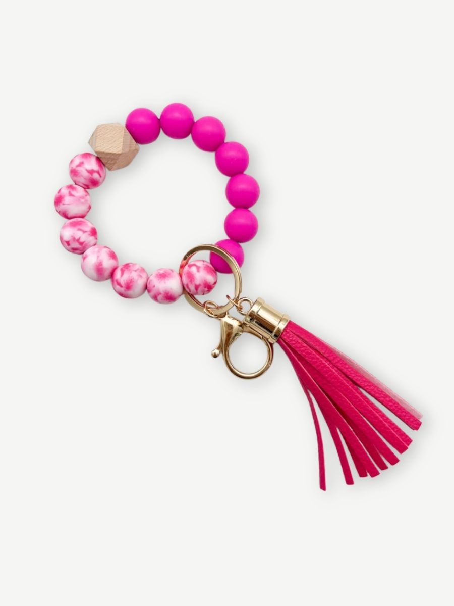 BubbleBrace PINK ROSES Schlüsselanhänger