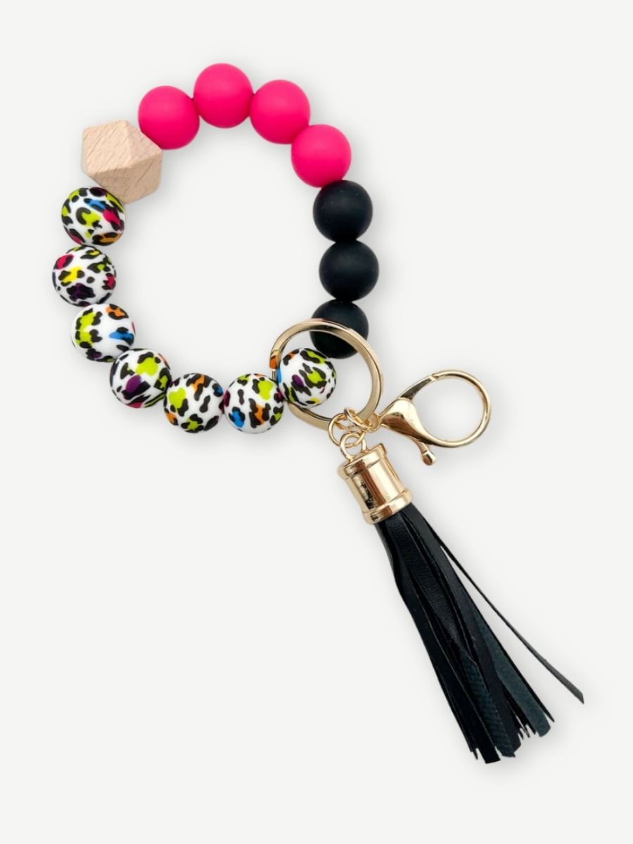 BubbleBrace LEO PINKY BLACK Schlüsselanhänger