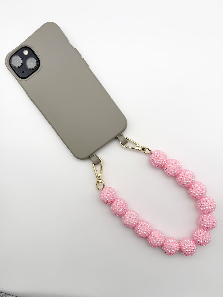 Handyanhänger SPARKLING BUBBLES rose