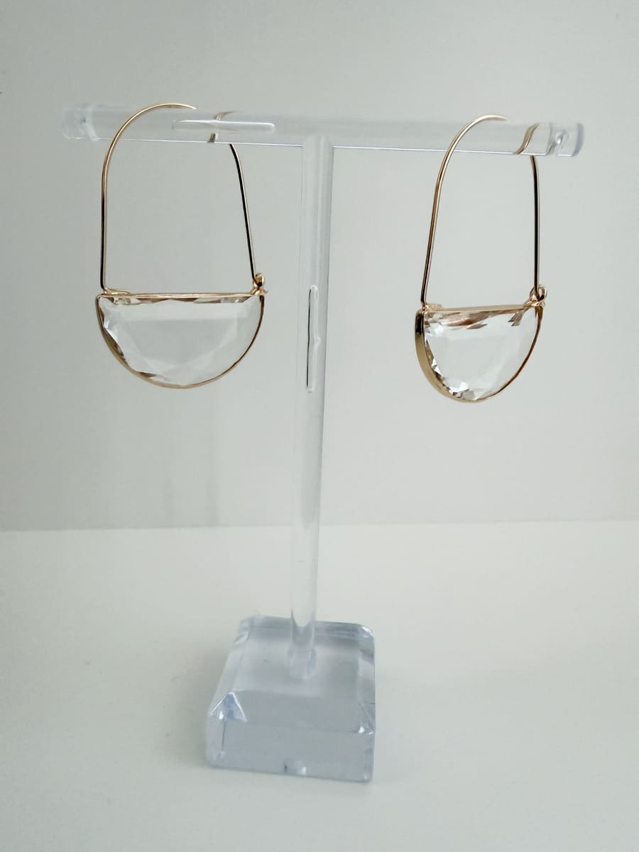 Ohrringe CRYSTAL STONE clear