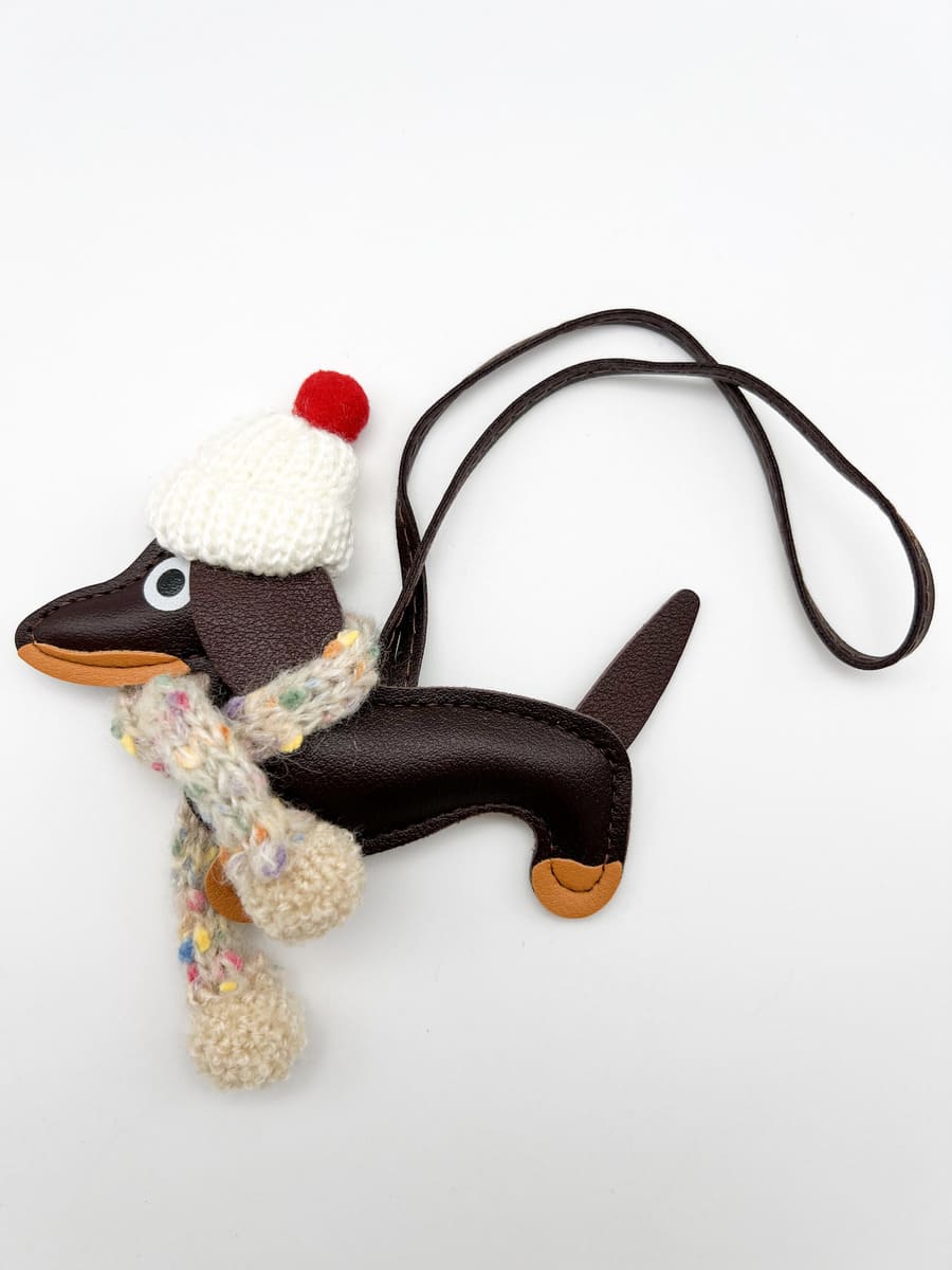 Anhänger PUFFY DACKEL WINTER