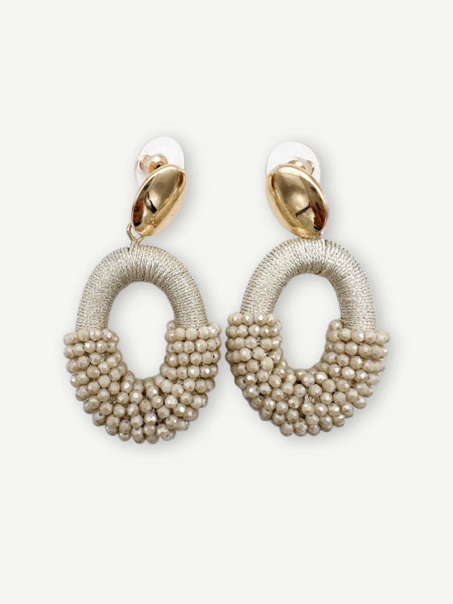 Ohrringe PARIS PEARLS LIGHT BEIGE