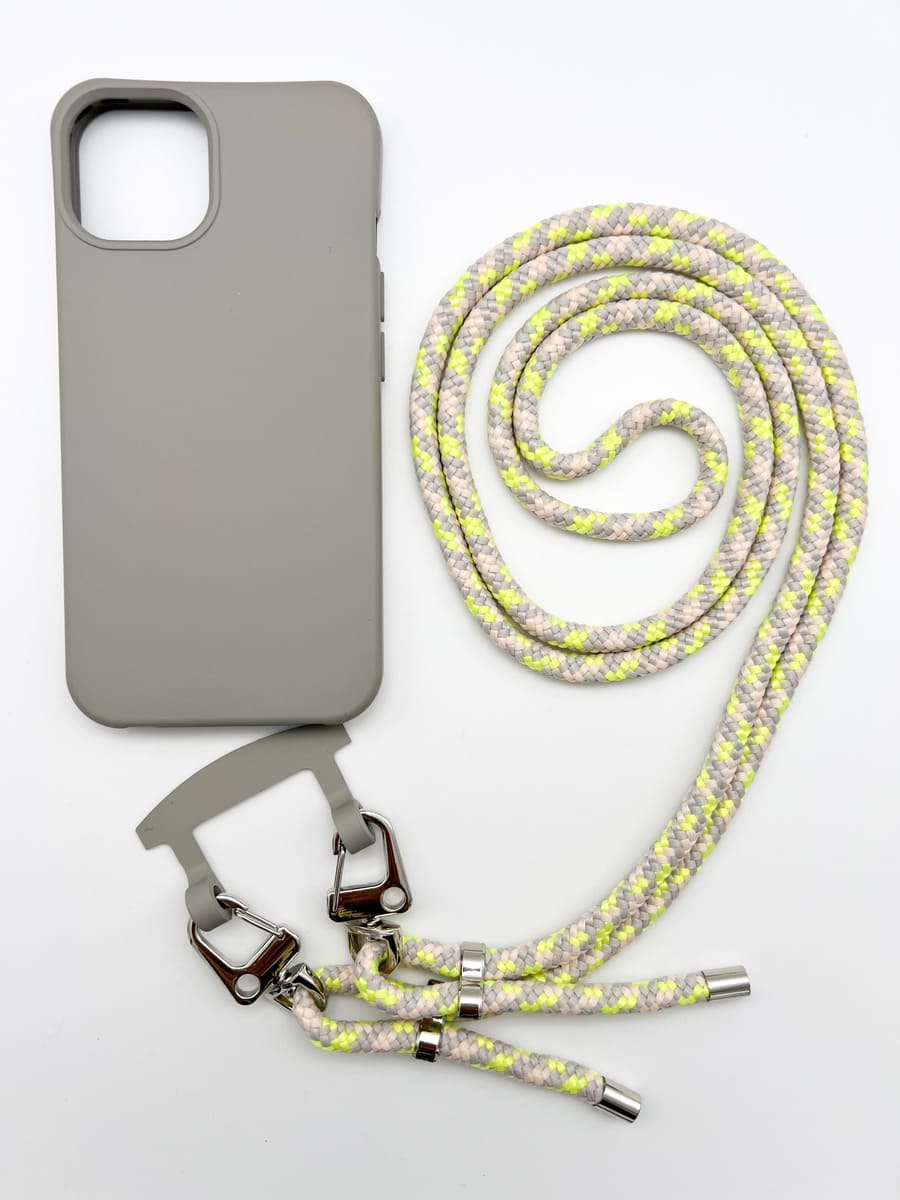 Handykordel YELLOW GREY