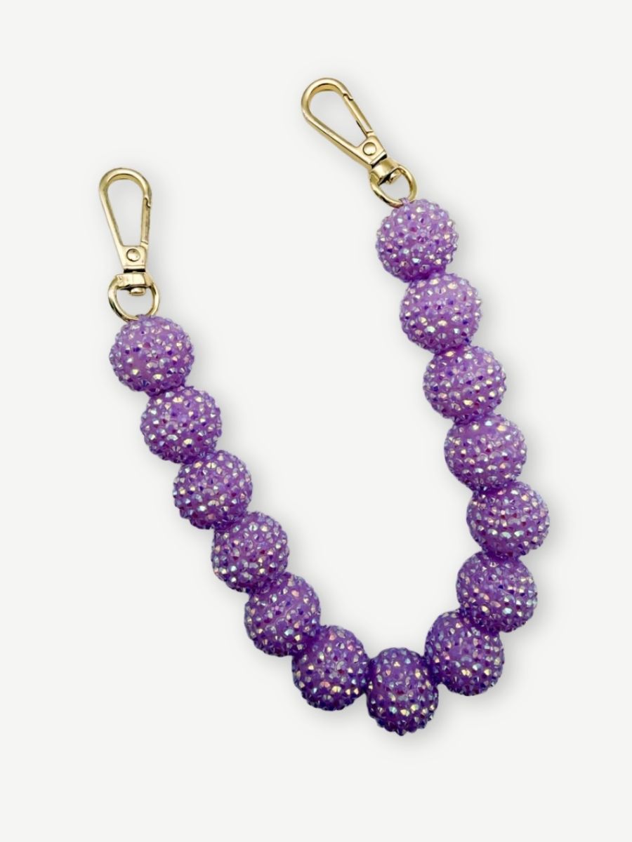 Handyanhänger SPARKLING BUBBLES purple