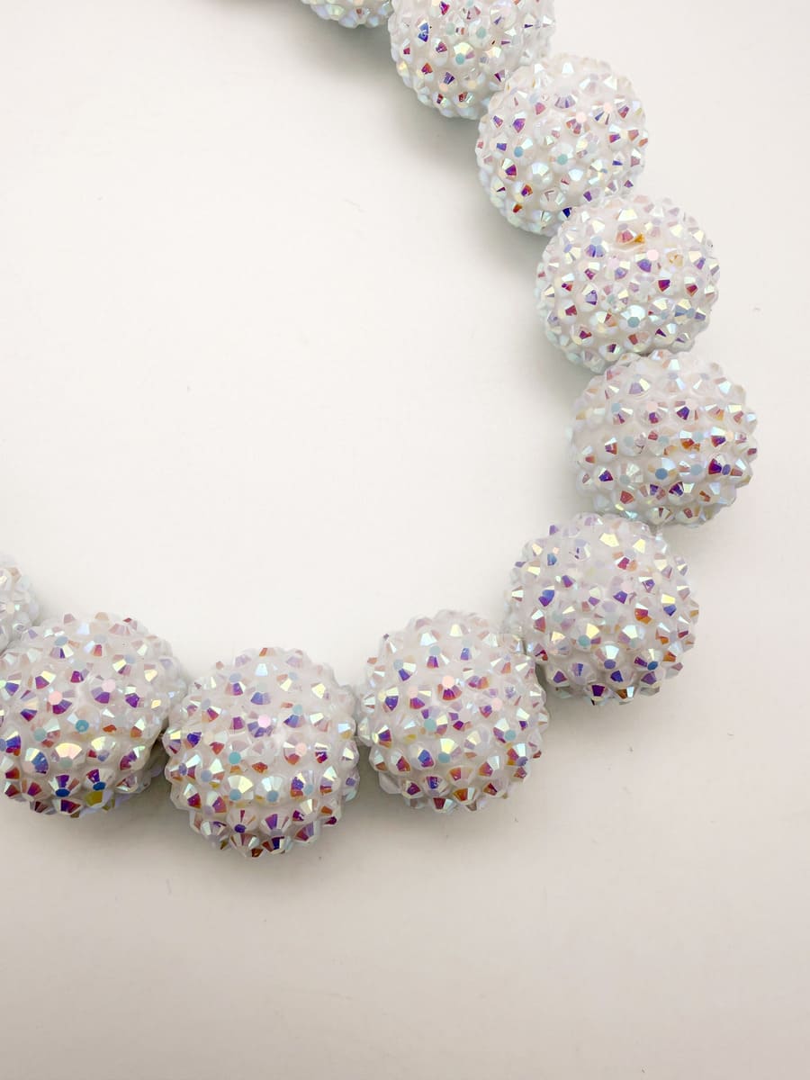 Handyanhänger SPARKLING BUBBLES white