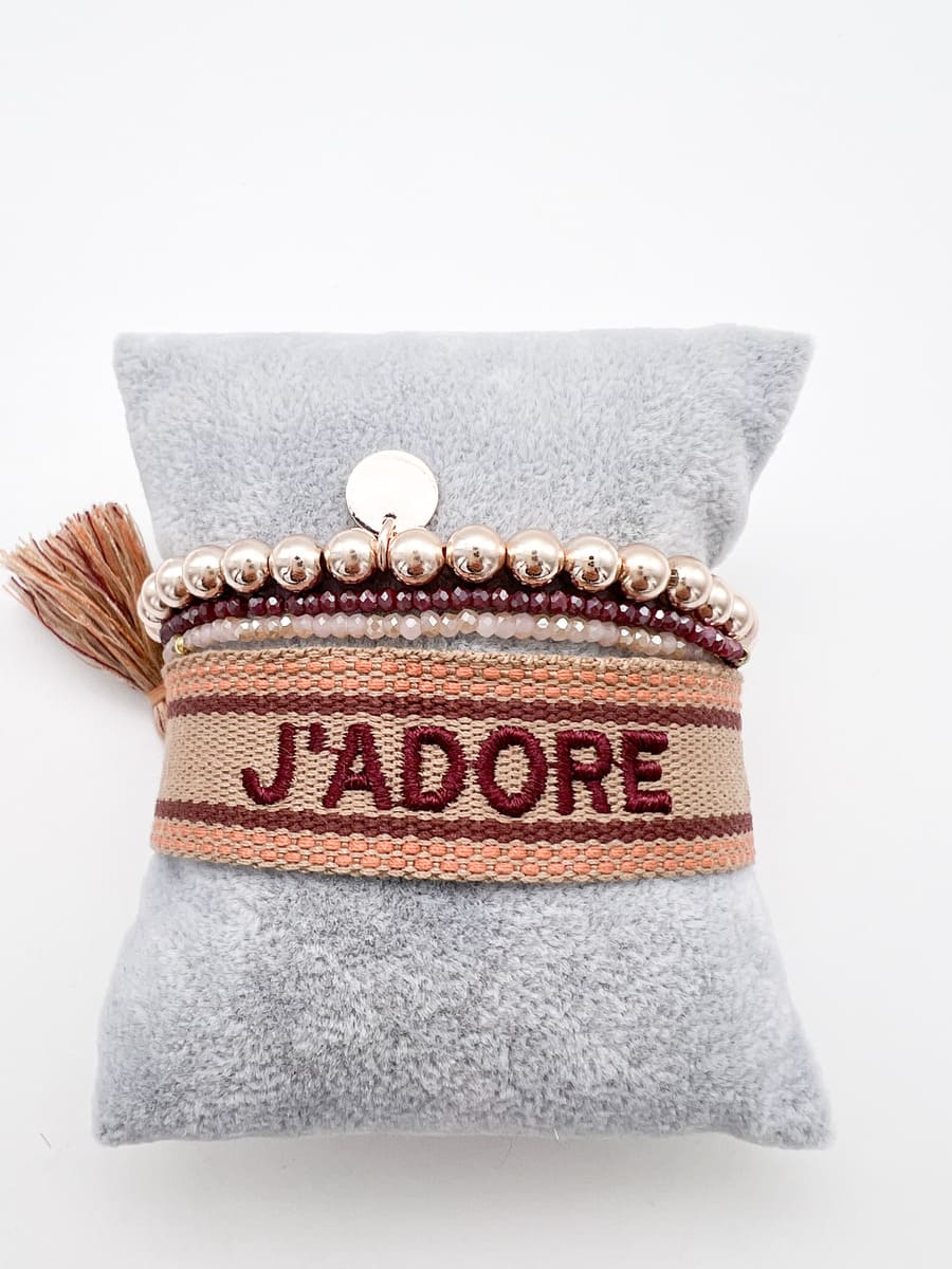 Armband-Set J'ADORE BRONZE