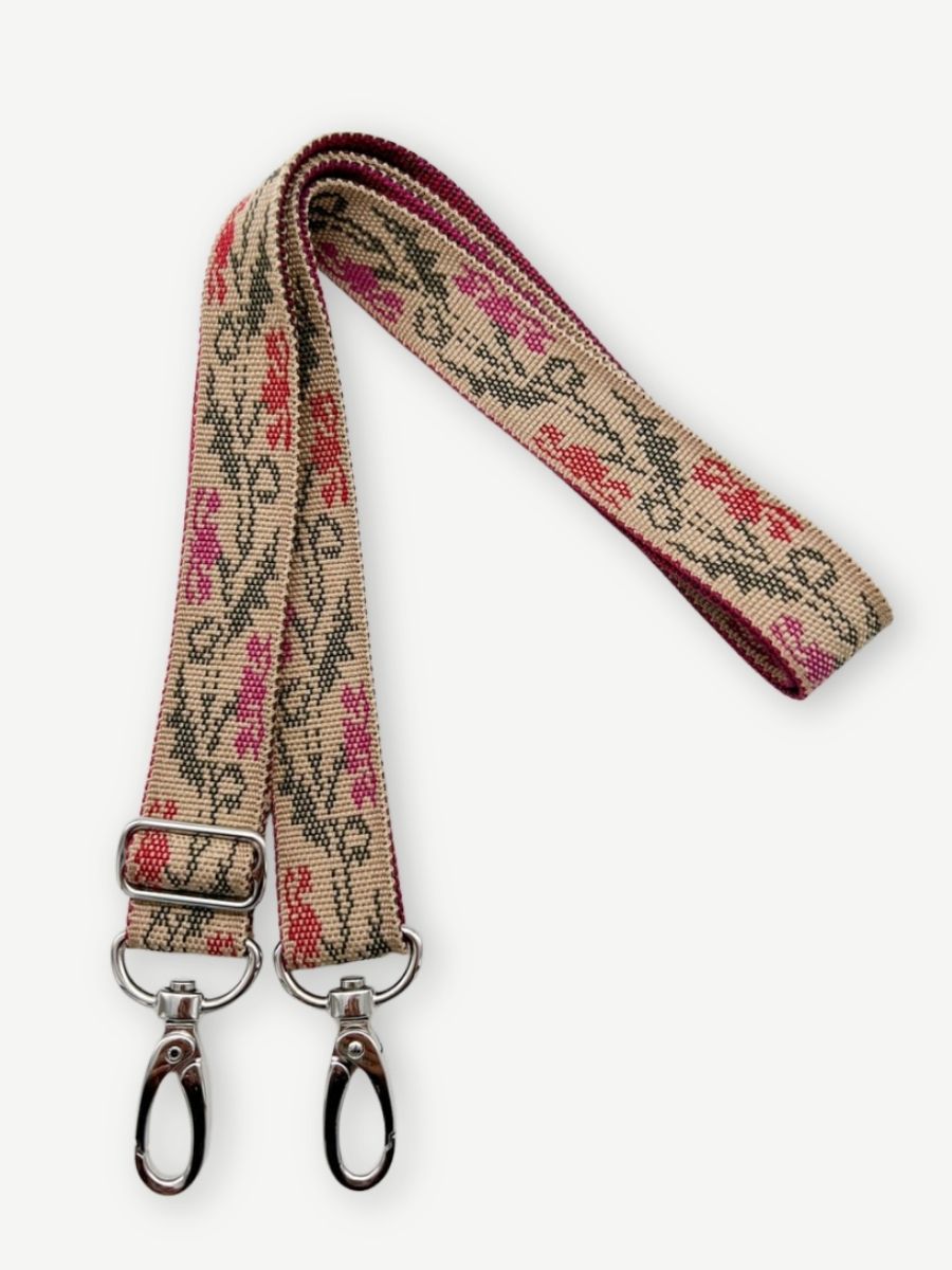 Handyband beige mit Trachten Muster 