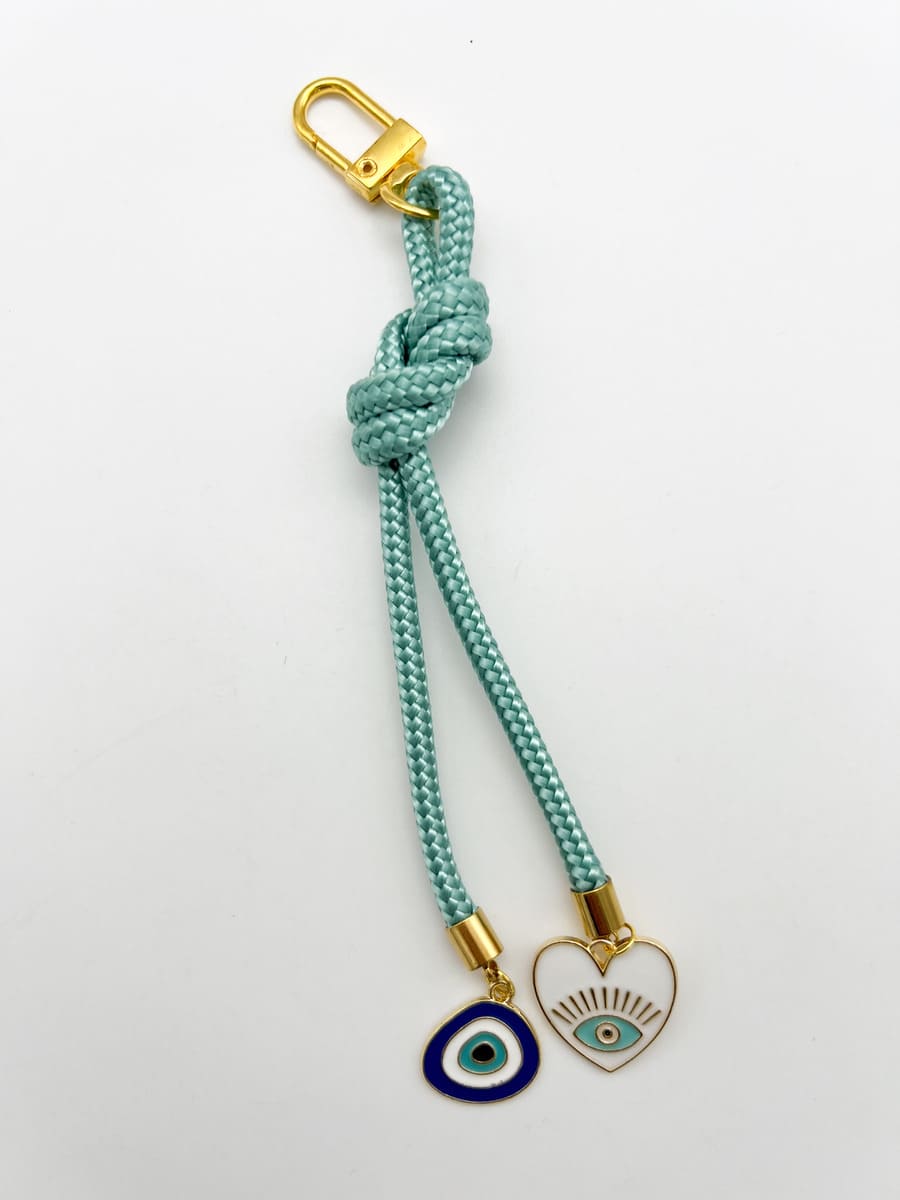 Anhänger MATI HEART & EYE mint