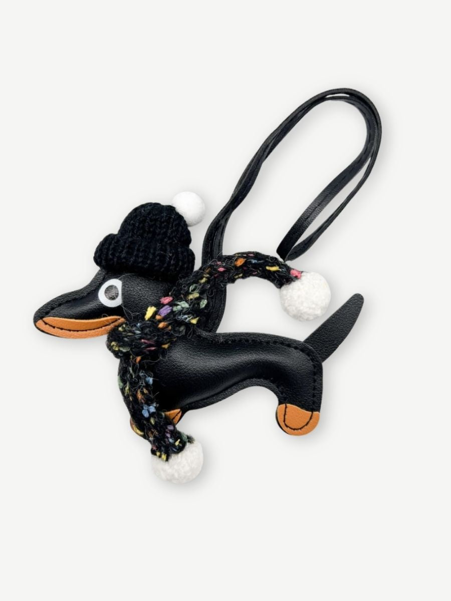 Anhänger PUFFY DACKEL WINTER schwarz