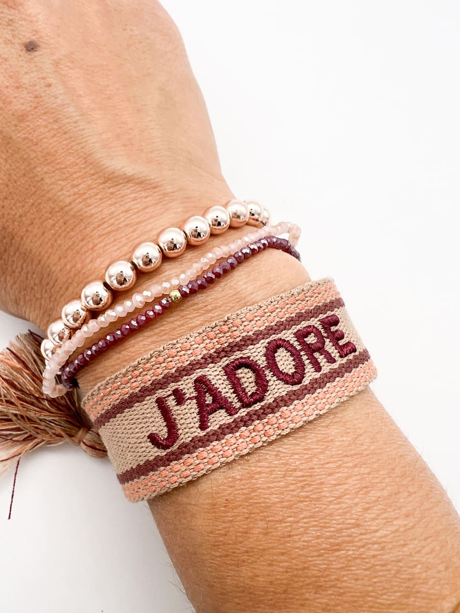 Armband-Set J'ADORE BRONZE
