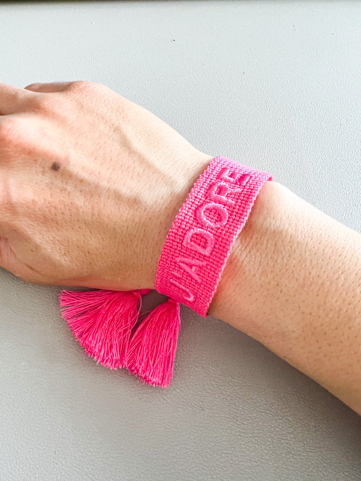 Armband J'ADORE LOVE pink