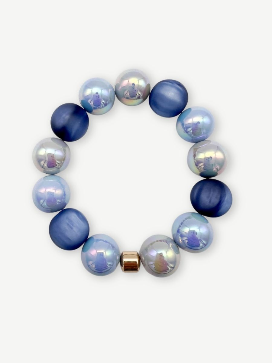 Armband MIRACLE PEARLS BLUE MIX