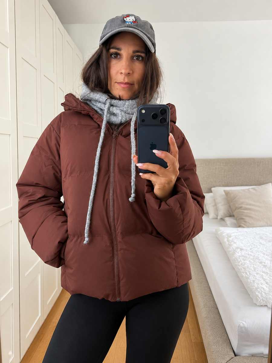 Balaklava grau als Schal
