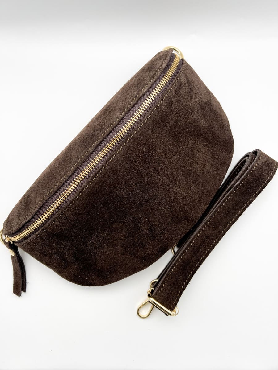 Crossbody Bag MIAMI VELOURS CHOCOLATE