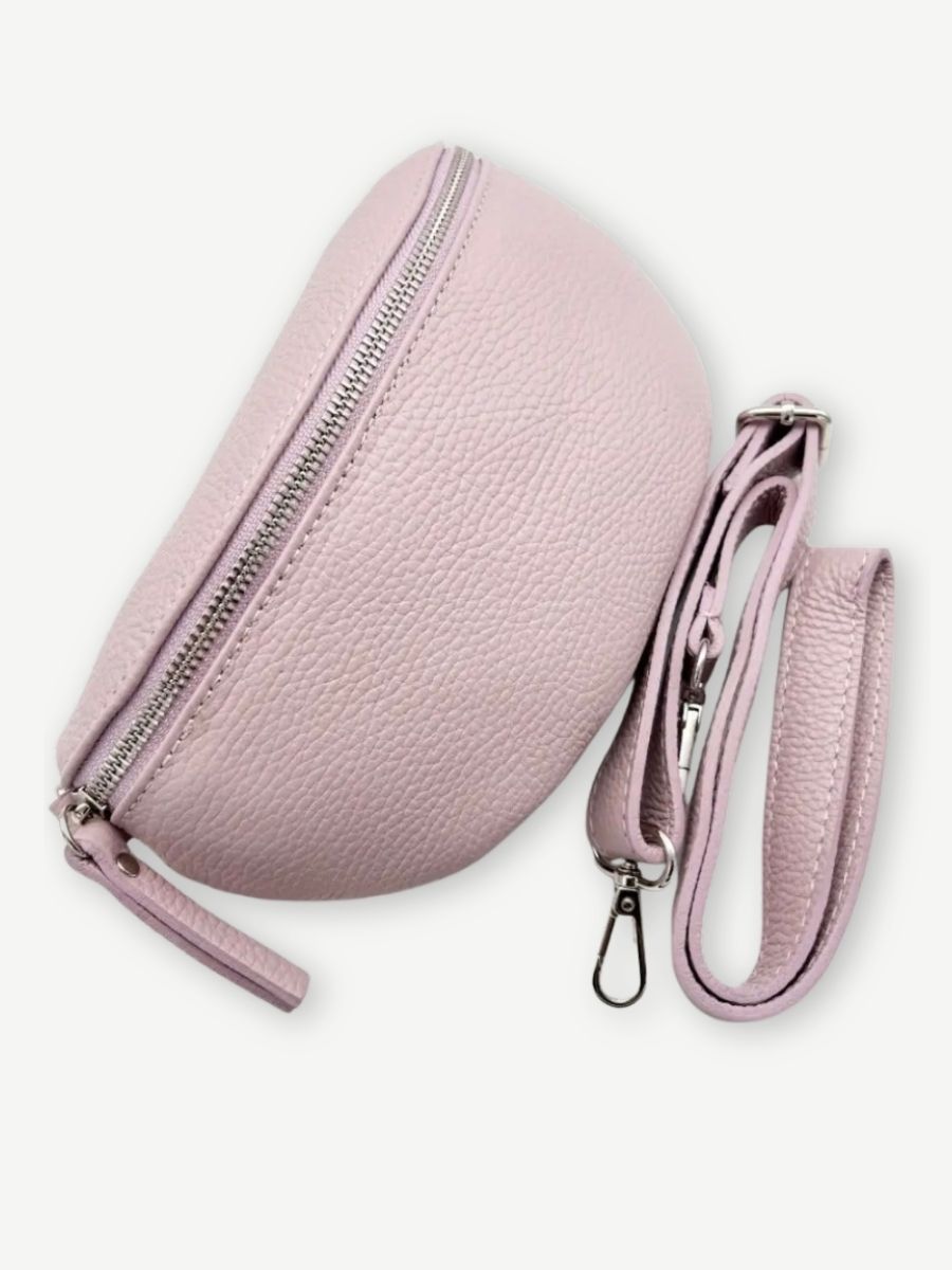 Crossbody Bag flieder aus Leder