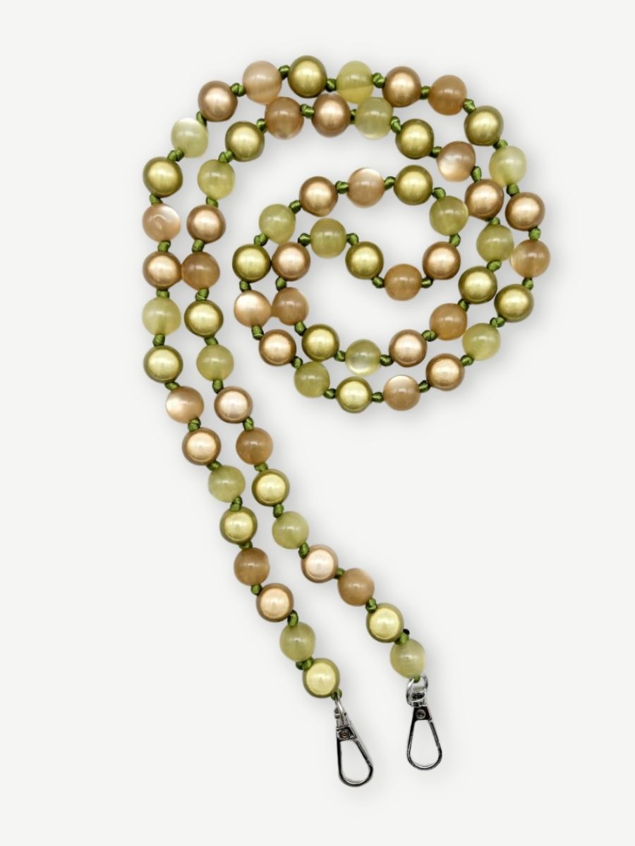 Crossbodykette MIRACLE MIX GREEN aus Miracle Perlen