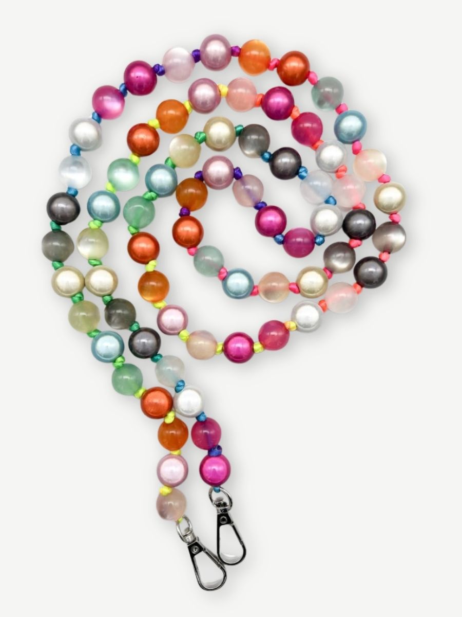 Crossbodykette MIRACLE RAINBOW PASTELL aus Miracle Perlen