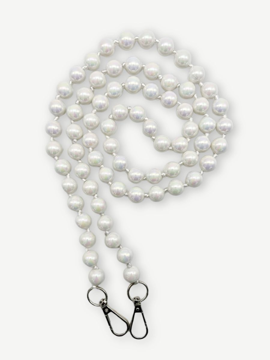 Crossbodykette MIRACLE WHITE GLAZE aus Miracle Perlen