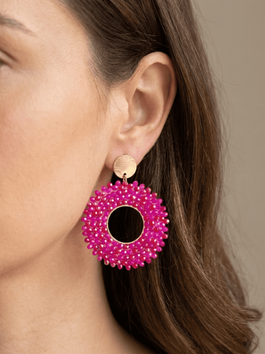 Ohrringe MAYAN PINK