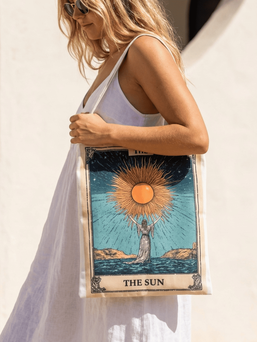 Stoffbeutel THE SUN blue