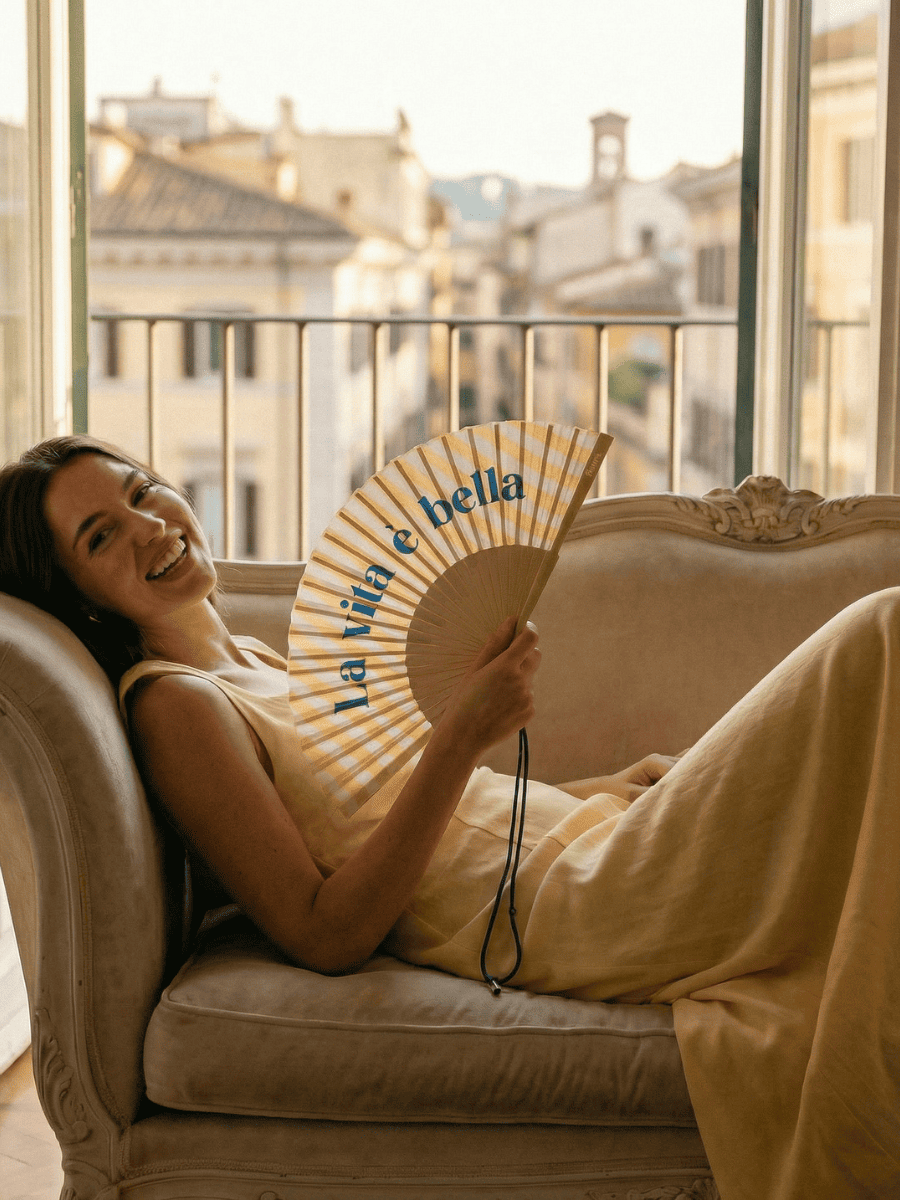 Fächer LA VITA E BELLA