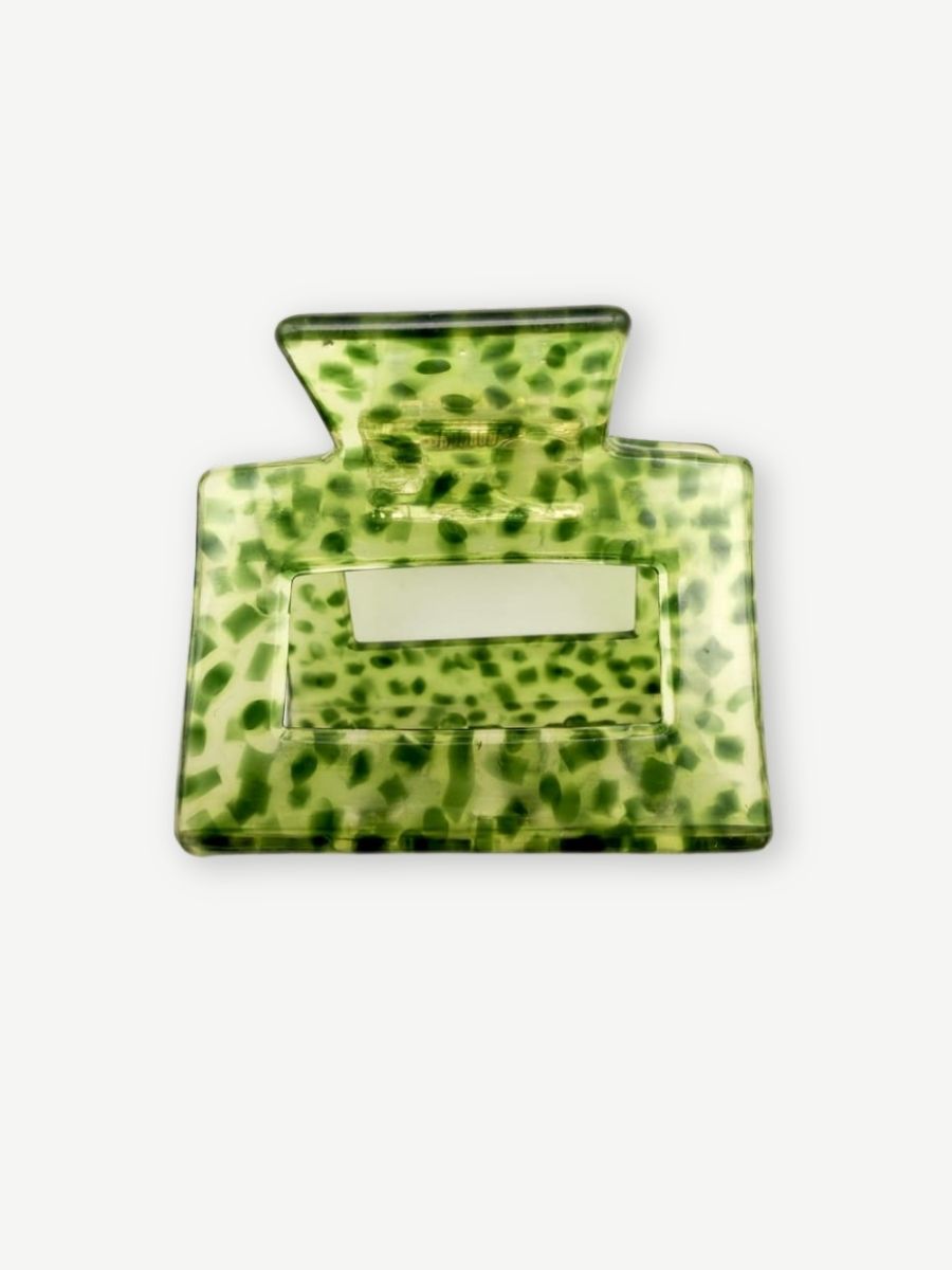 Haarklammer ACAPULCO MINI Dots green