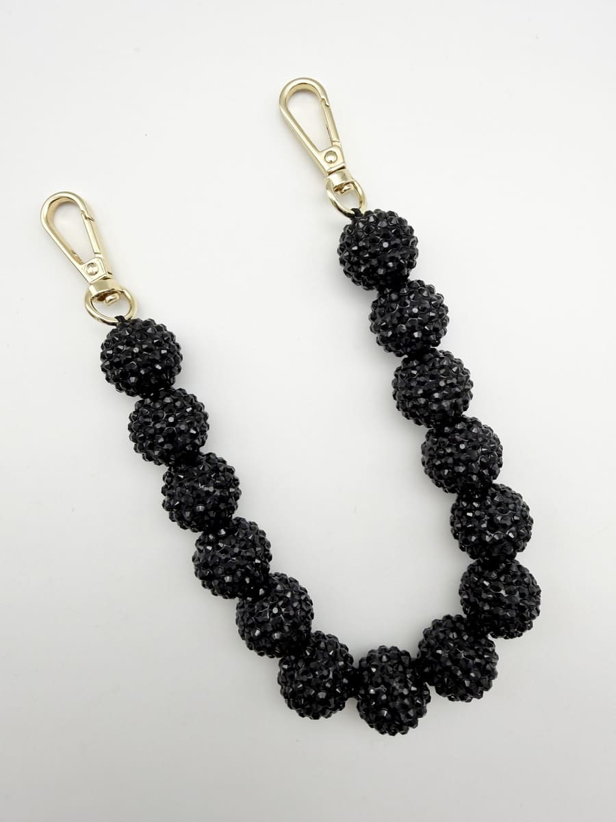 Handyanhänger SPARKLING BUBBLES black