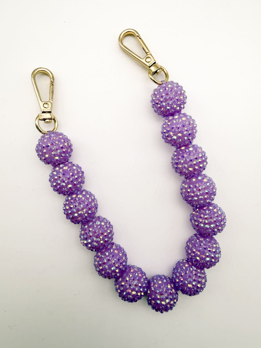 Handyanhänger SPARKLING BUBBLES purple