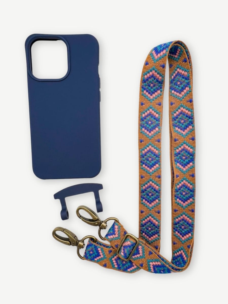 Handyband MAYA autumn Hülle navy iPhone