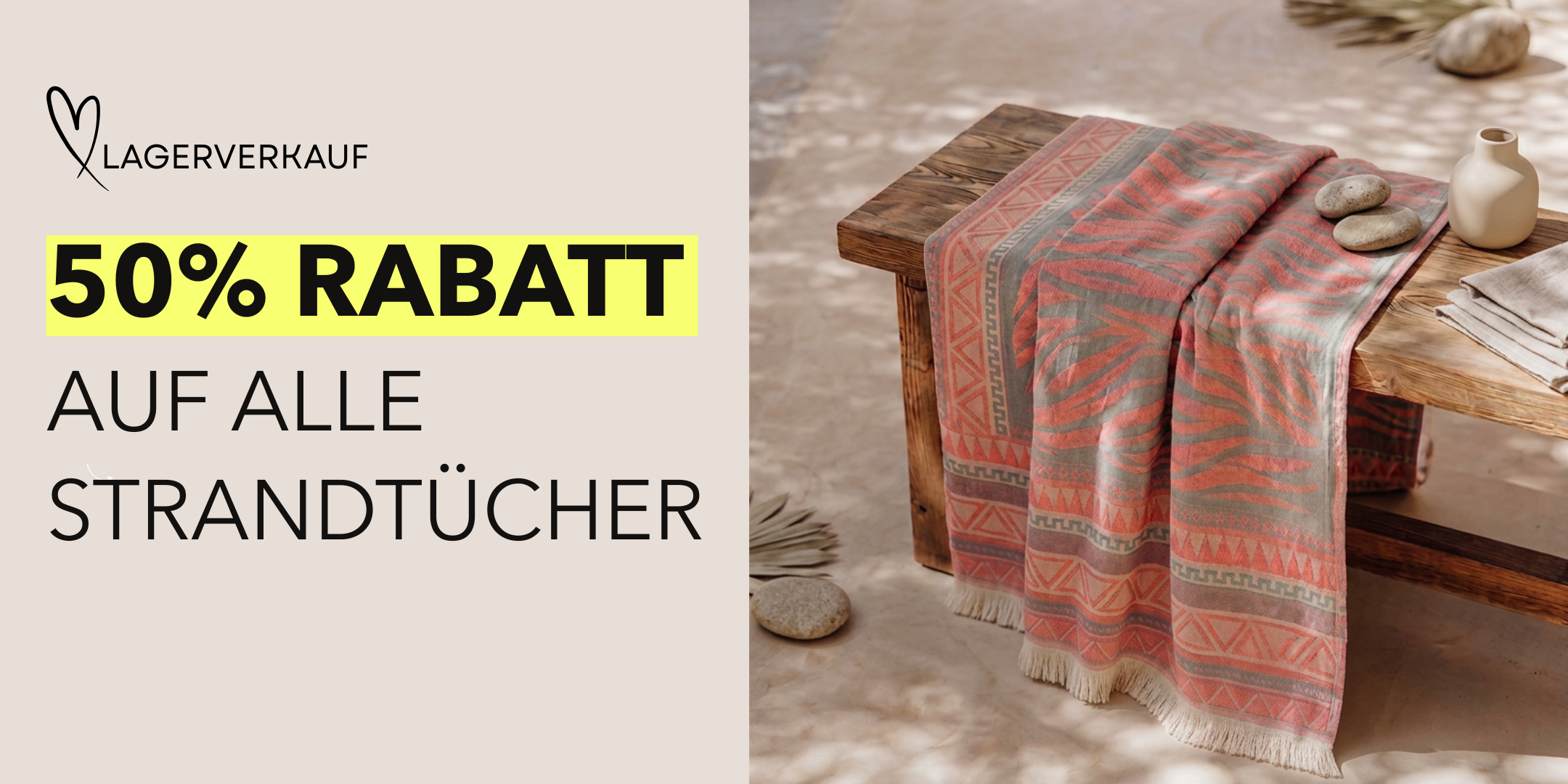 Flash Sale Strandtücher MOU MOU MUNICH