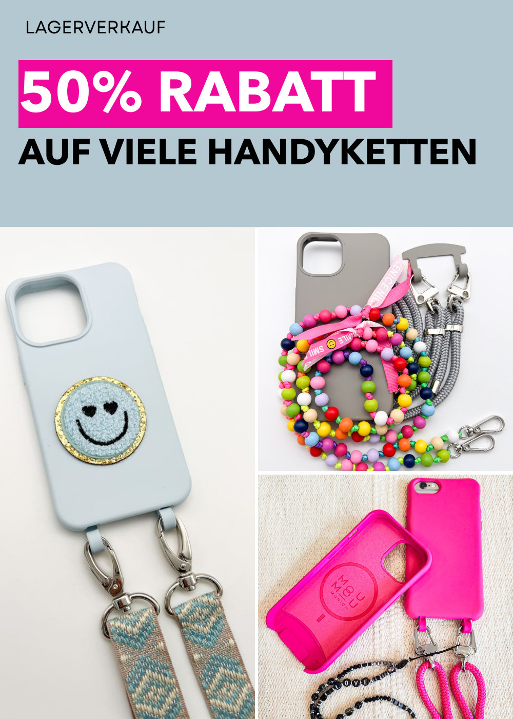 Flash Sale Handyketten MOU MOU MUNICH