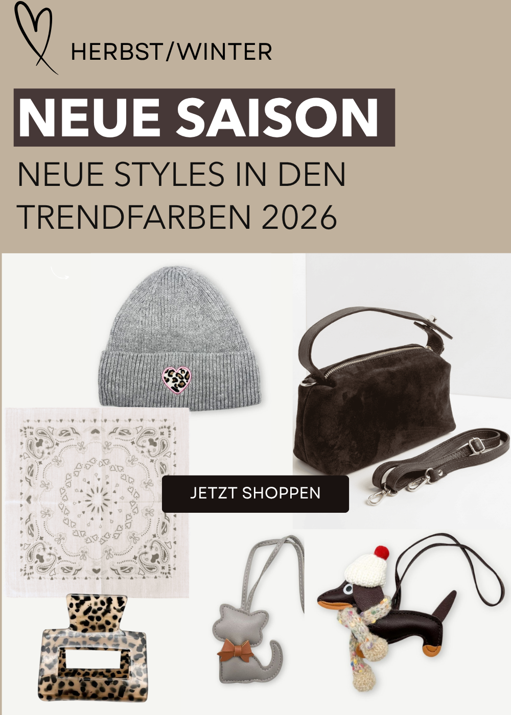 Herbst Winter 2026 Accessoires Handyketten Taschen