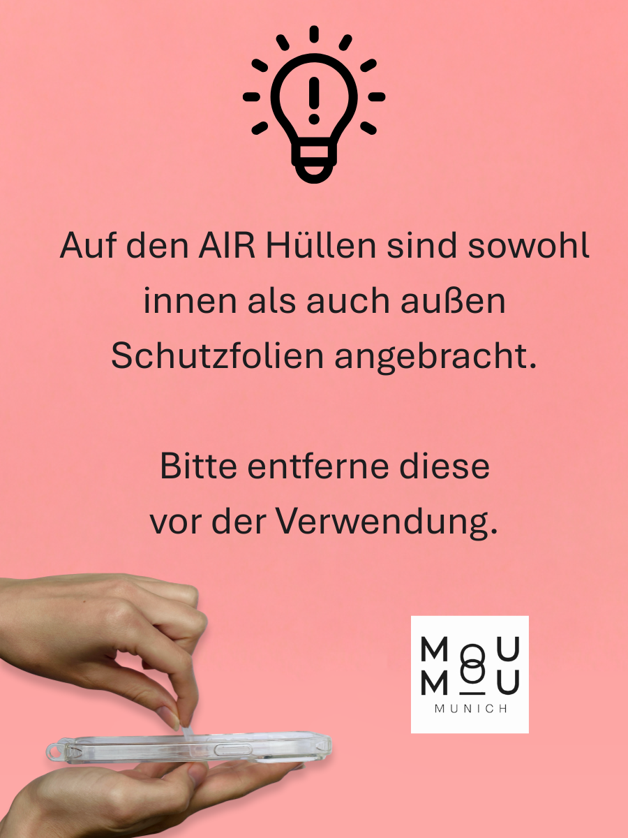 Handykette MIRACLE SILVER Set mit Hülle transparent