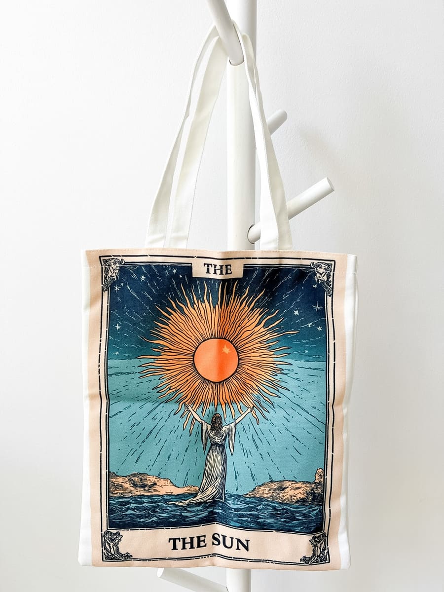 Stoffbeutel THE SUN blue