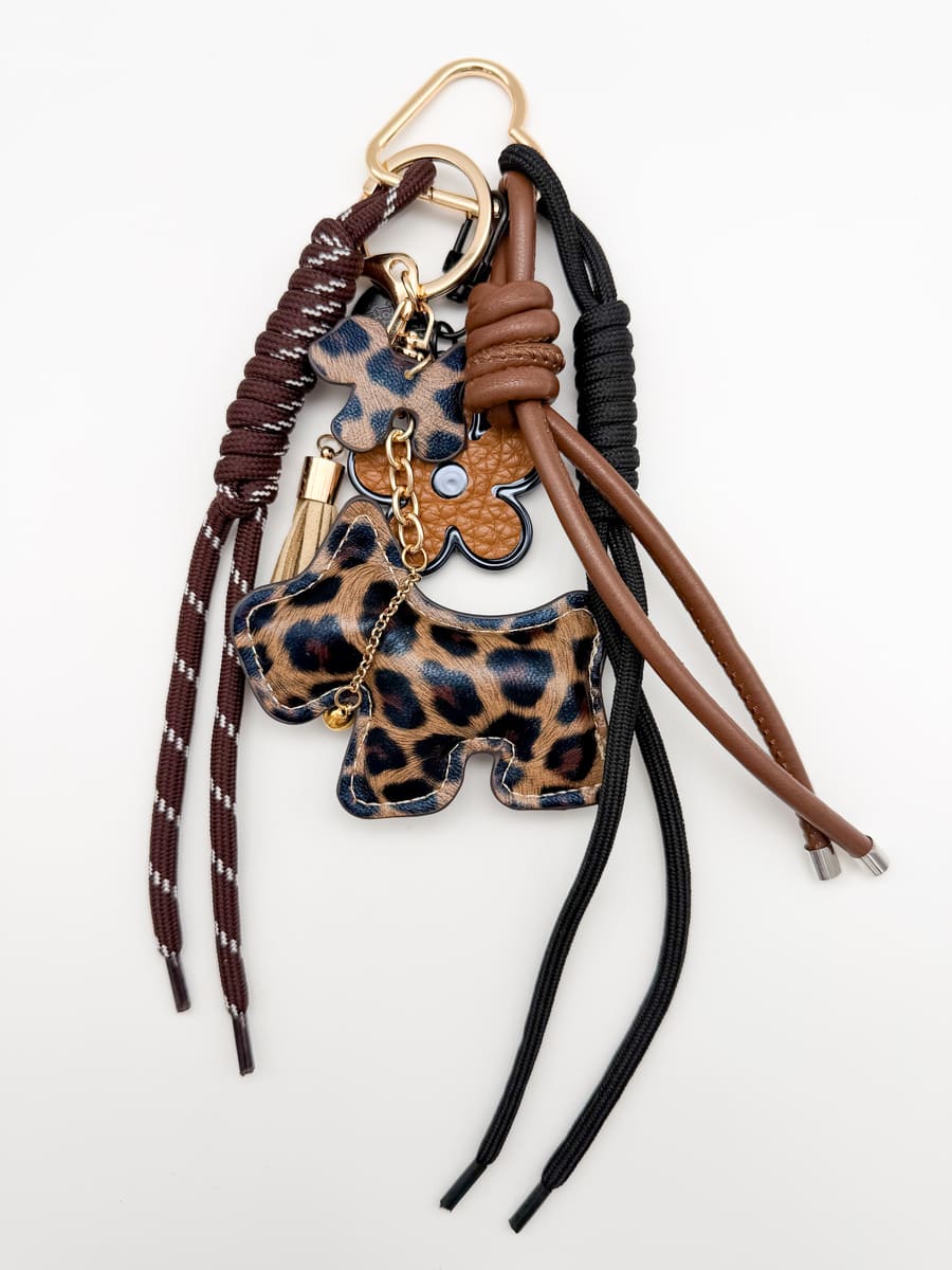 Taschenanhänger LEO DOG BROWN