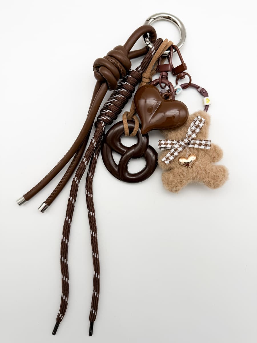 Taschenanhänger TEDDY BROWN