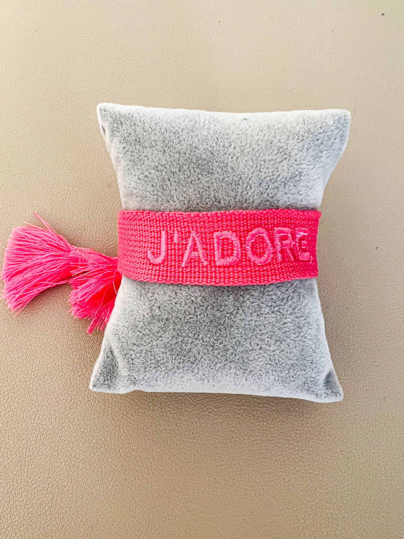 Armband J'ADORE LOVE pink