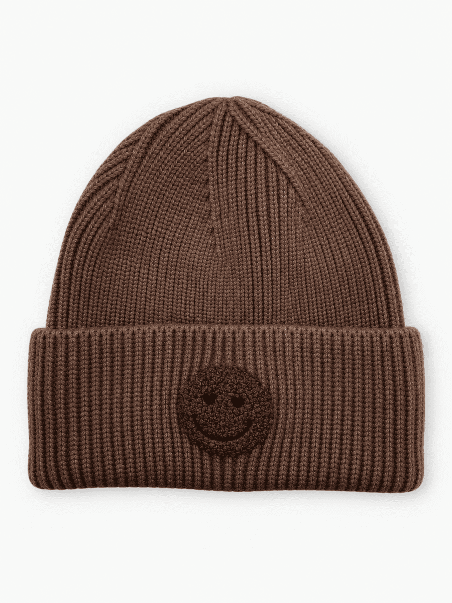 Mütze SMILEY BOLD dunkelbraun
