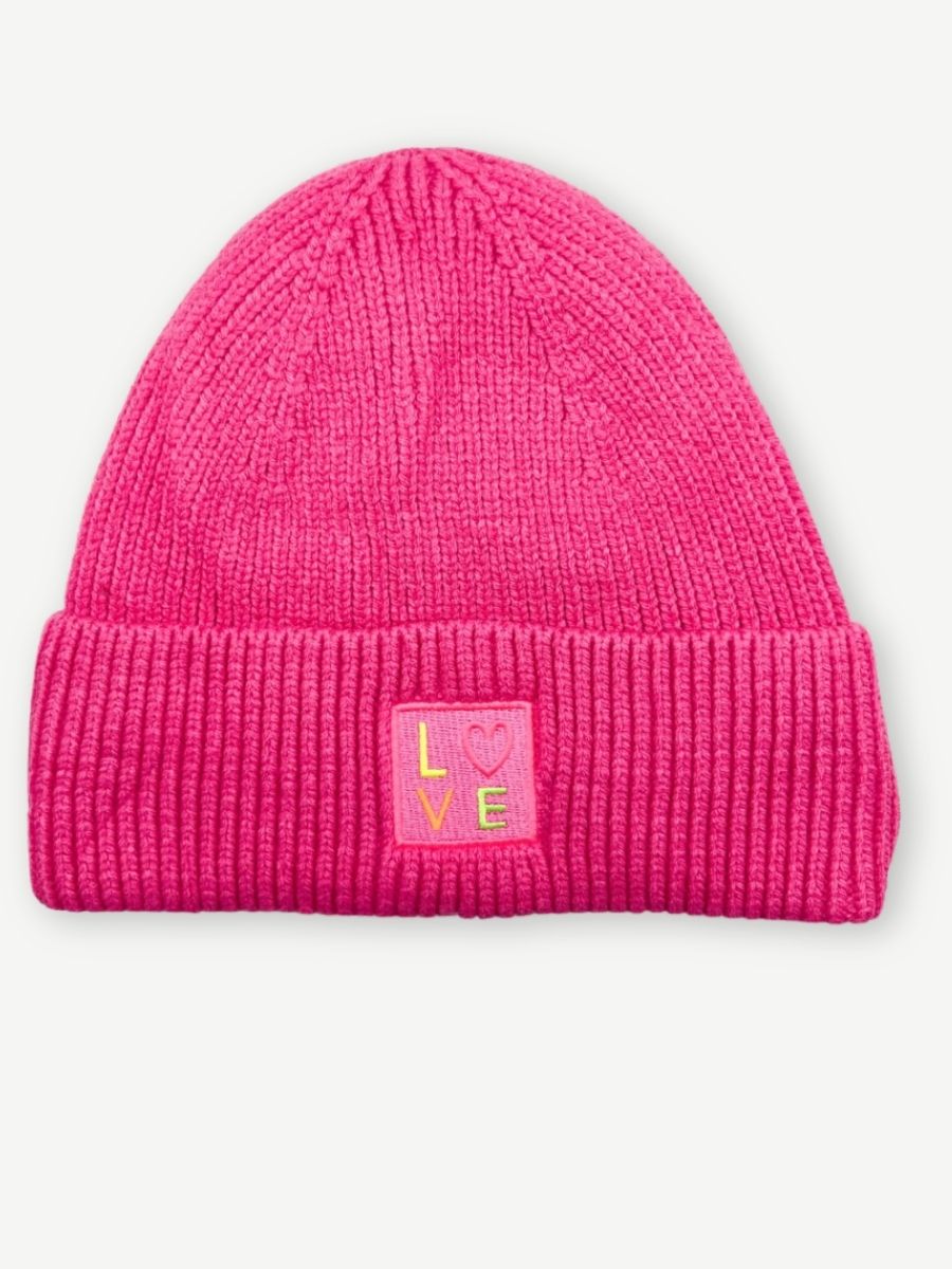 Mütze Love pink