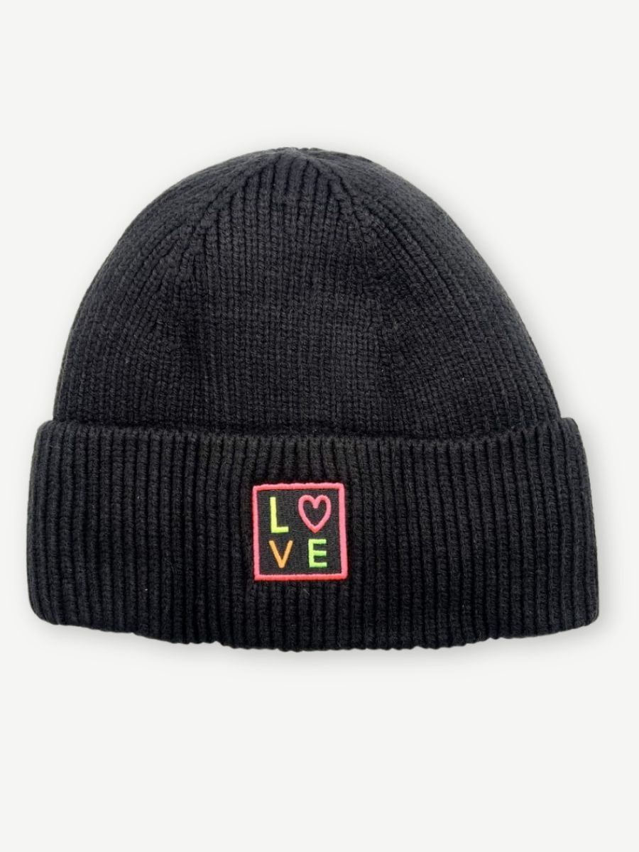 Mütze Love schwarz