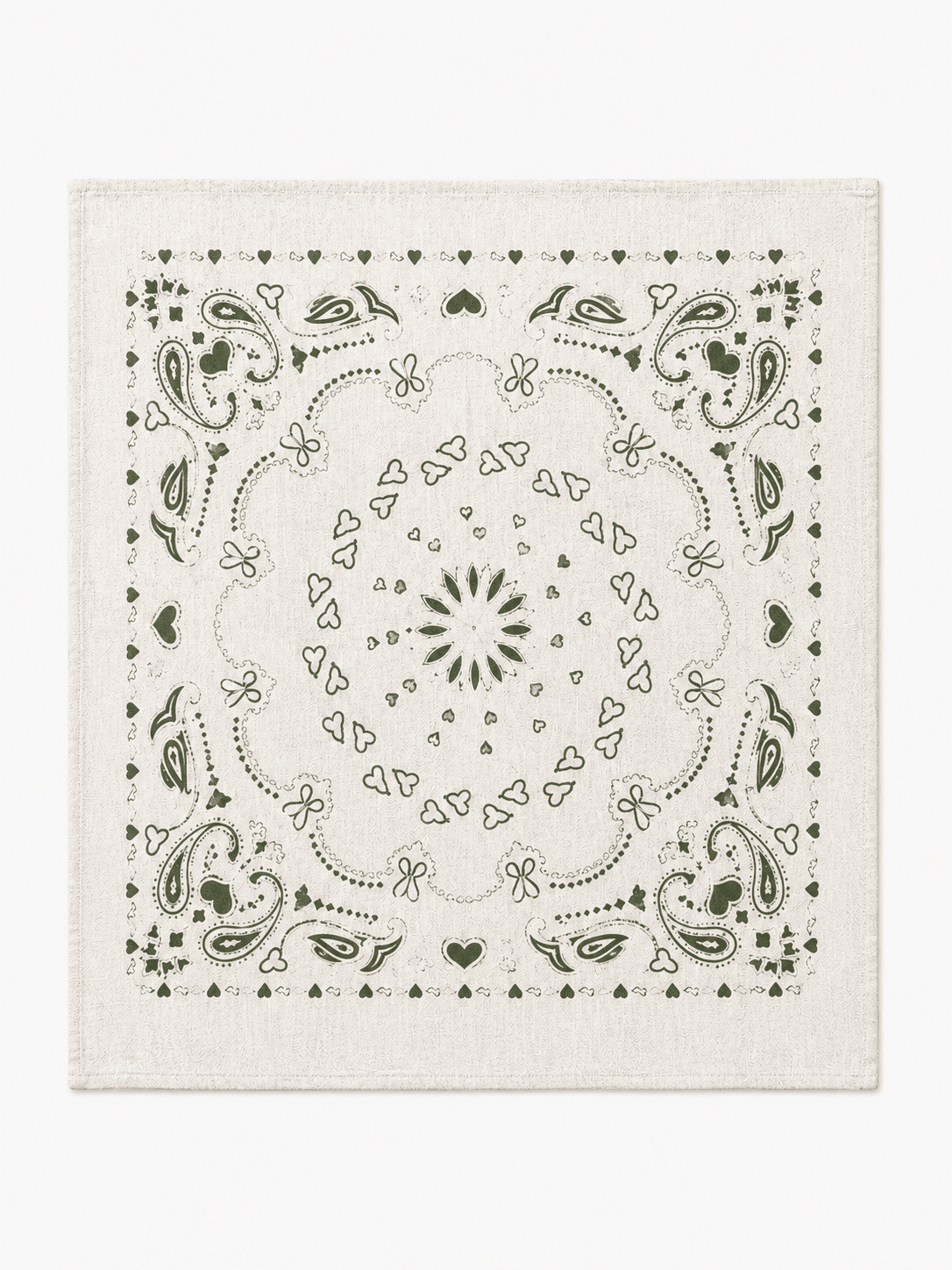 Nickituch Wollmix PAISLEY beige